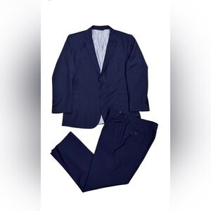 BROOKS BROTHERS Explorer MADISON FIT Blue Business Casual Formal Blazer SUIT 44L